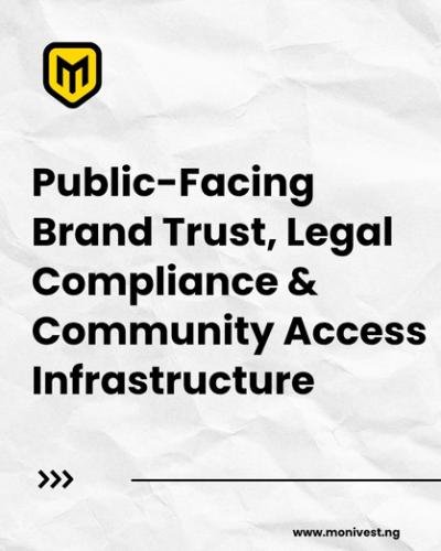 Public-Facing Brand Trust, Legal Compliance & Community Access Infrastructure